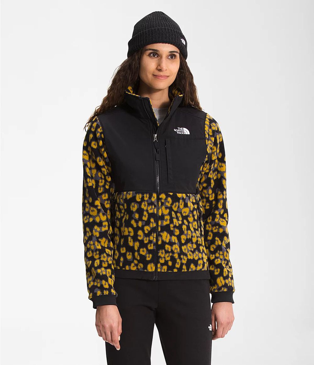 The North Face Printed Denali 2 Softshelljacke Damen - Leopard CH-860WAEO